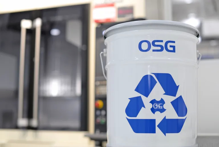 OSG’s group company Nihon Hard Metal’s carbide recycling program
