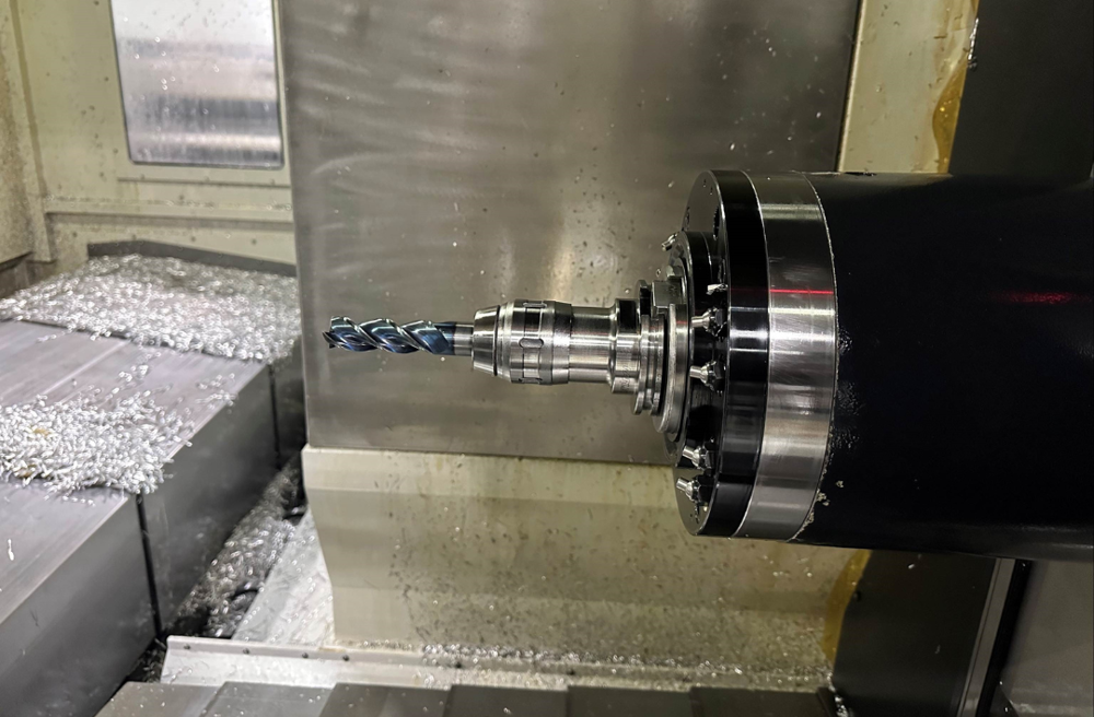 AE-TL-N DLC Coated Carbide End Mill Drives Greater Efficiency in Aluminum Part Processing