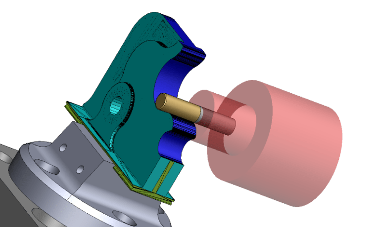 CAD / CAM model of a part made from 13-8 stainless steel