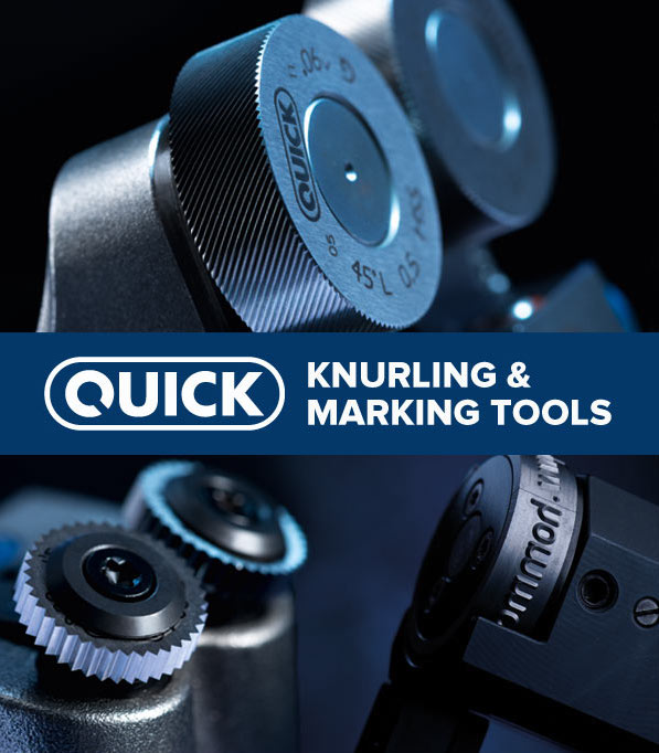 Hommel + Keller QUICK line of Knurling & Marking Tools
