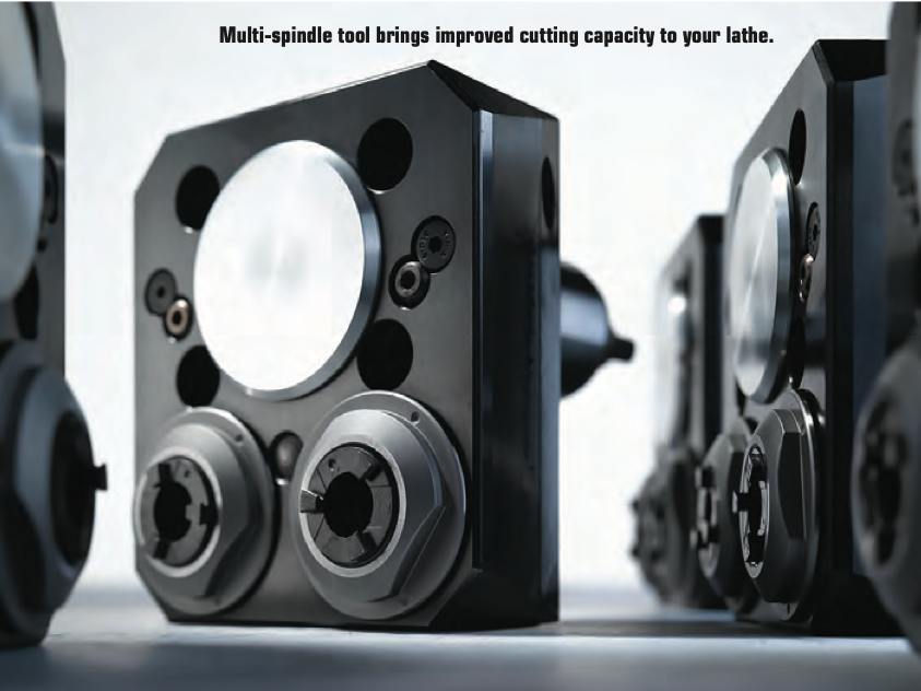 Muliti spindle tool brings improved cutting capacity to your lathe lvie tooling
