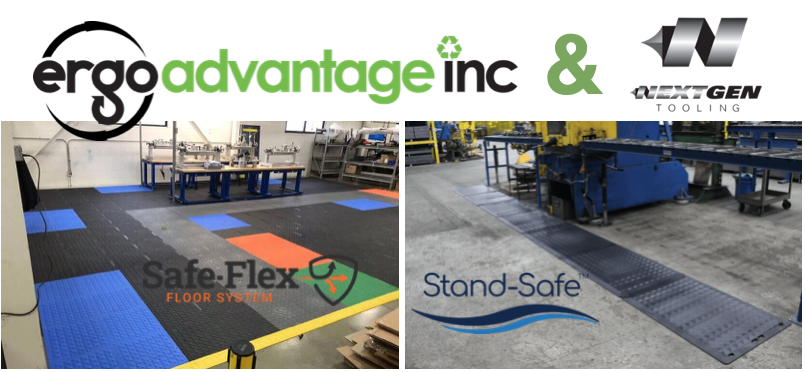 Next Generation Tooling Named Exclusive Manufacturer's Agent for Ergo Advantage Safe-Flex Floor System Stand-Safe Mat