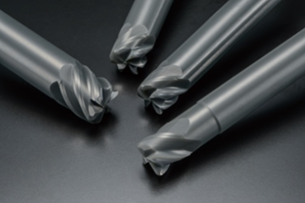 NTK Ceramic end mills with SX9 SiAlON substrate 