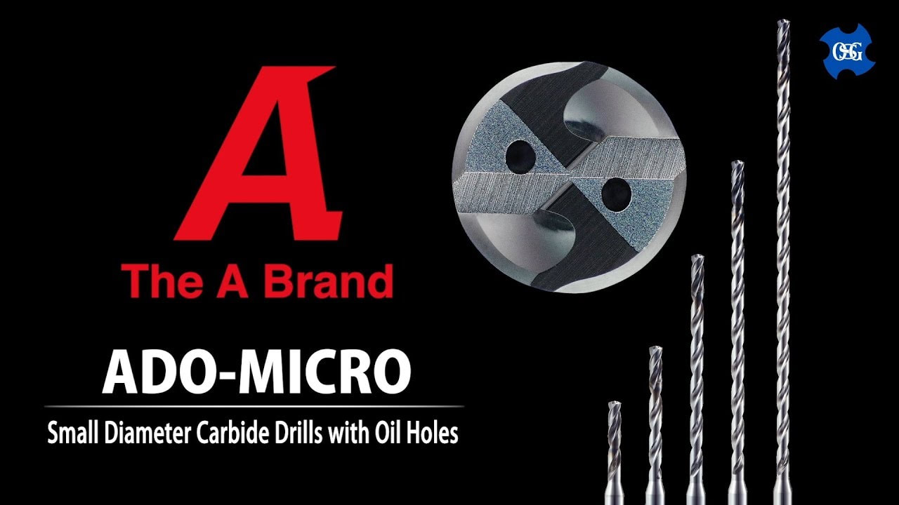 ADO-MICRO Small Diameter Coolant-Through Carbide Drill