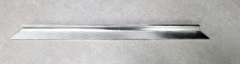 An aerospace bracket made from Inconel 718 that was machined by OSG’s HY-PRO® CARB VGM end mill.
