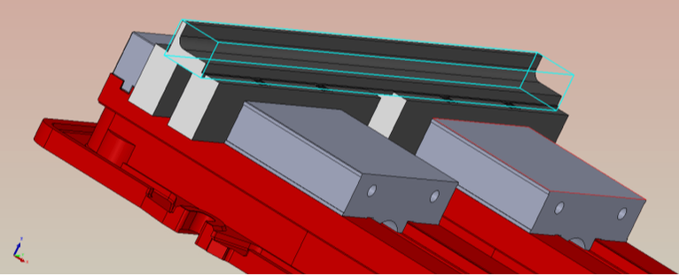 CAD / CAM model of an aerospace bracket made from Inconel 718. Image courtesy of Allied Tool & Die